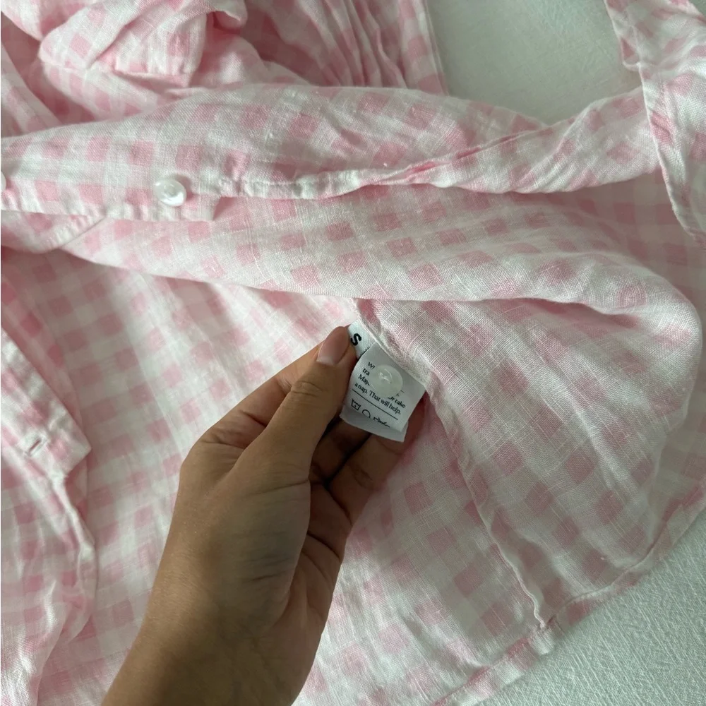 Sleeper Rumba Pink and White Gingham Pajama Lounge Set